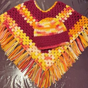 TODDLER PONCHO SET